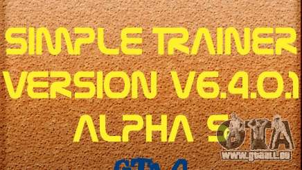 Simple Trainer Version v6.4.0.1 alpha 5 für GTA 4