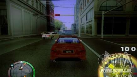 Compteur de vitesse par Centrale pour GTA San Andreas