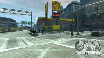 Shell Petrol Station V2 Updated pour GTA 4
