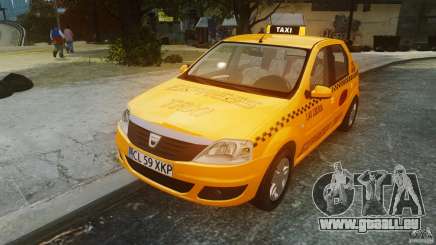 Dacia Logan Facelift Taxi pour GTA 4