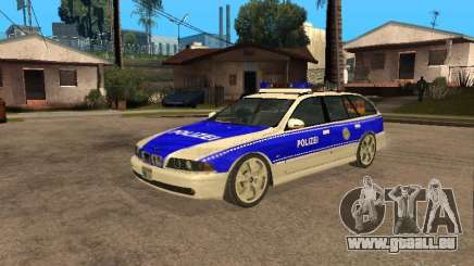 BMW 525i Touring Police für GTA San Andreas