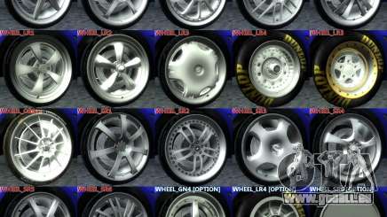 Wheels Pack NFSPS II für GTA San Andreas