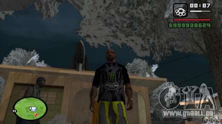 Monster energy suit pack für GTA San Andreas