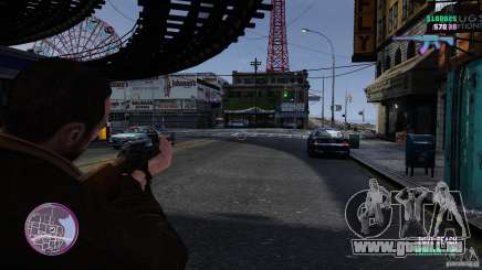 VC Style Radar/HUD (peau 3) pour GTA 4