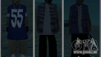 Los Surenos 13 skins für GTA San Andreas