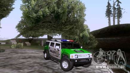 Hummer H2 Polizei pour GTA San Andreas