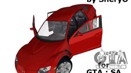 Mazda RX-8 Burgund für GTA San Andreas