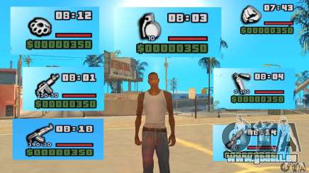 New Weapon Icon Pack für GTA San Andreas