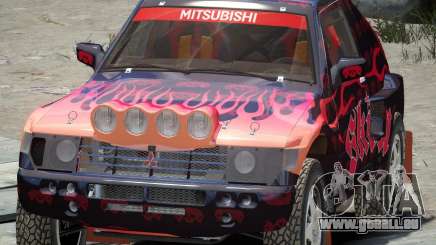 Mitsubishi Pajero Proto-Dakar EK86 Vinyl 4 für GTA 4