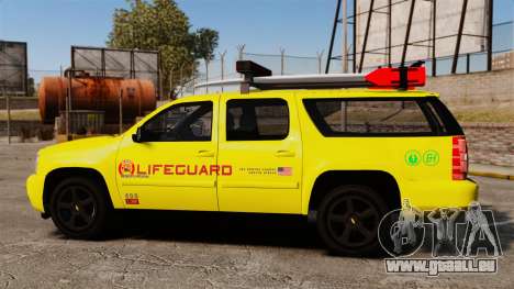Chevrolet Suburban Los Santos Lifeguard [ELS] pour GTA 4