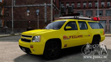 Chevrolet Suburban Los Santos Lifeguard [ELS] für GTA 4