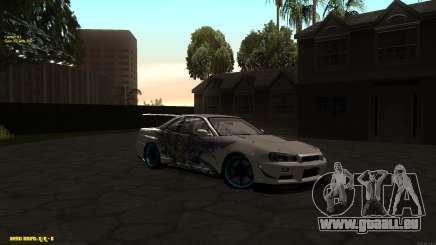 Nissan Skyline GTR 34 CIAY pour GTA San Andreas