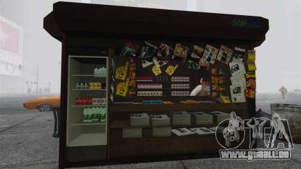 Les kiosques mis à niveau et des charrettes de dogovye chaud pour GTA 4