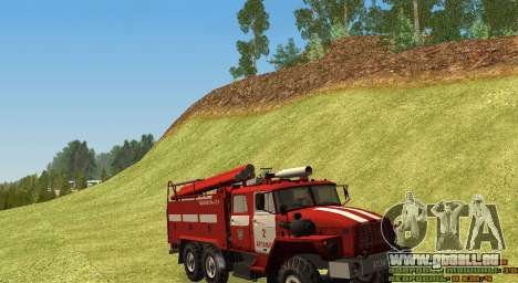 Ural 4320 pompier pour GTA San Andreas