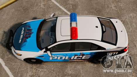 Ford Taurus 2010 Police Interceptor Detroit für GTA 4