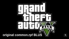 Original common.rpf BLUS pour GTA 5