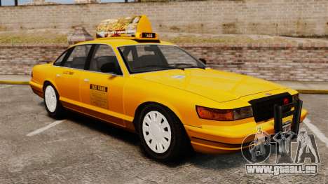 Taxi avec nouveau disque v2 pour GTA 4