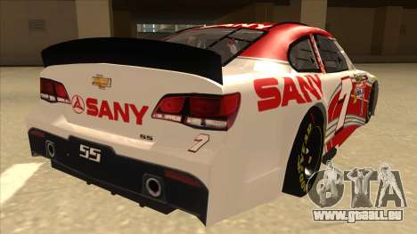 Chevrolet SS NASCAR No. 7 Sany pour GTA San Andreas