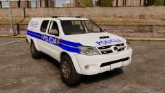 Toyota Hilux Croatian Police v2.0 [ELS] pour GTA 4