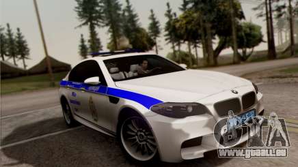 BMW M5 F10 BUREAU INTÉRIEUR pour GTA San Andreas