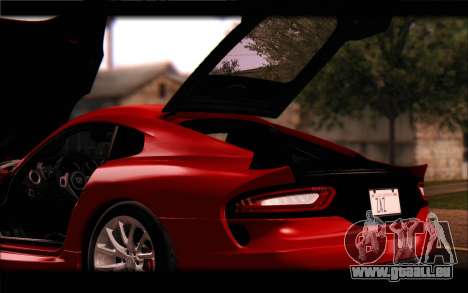 SRT Viper Autovista pour GTA San Andreas