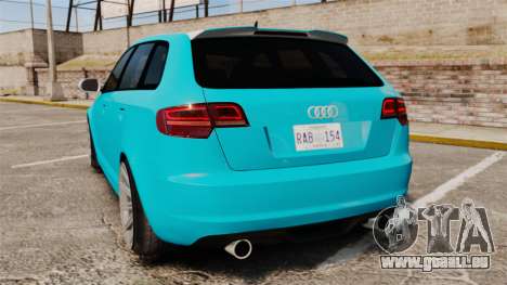 Audi RS3 Sportback [Typ 8PA] 2011 pour GTA 4