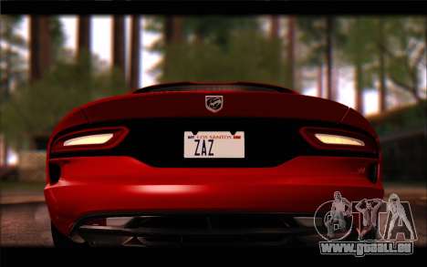 SRT Viper Autovista pour GTA San Andreas