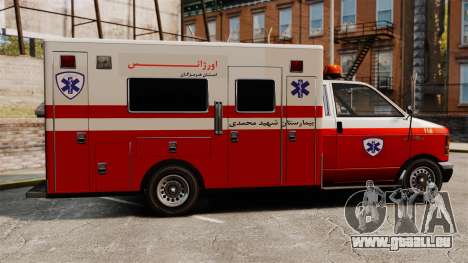 Ambulance iranienne pour GTA 4