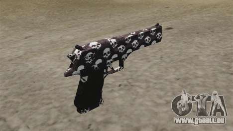Pistole Desert Eagle Skull für GTA 4