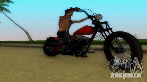 Harley Davidson Shovelhead pour GTA Vice City