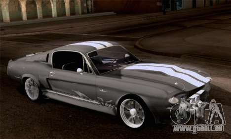 Shelby GT500 E v2.0 pour GTA San Andreas