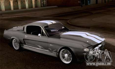 Shelby GT500 E v2.0 für GTA San Andreas