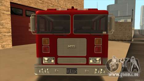 Firetruck HD from GTA 3 für GTA San Andreas
