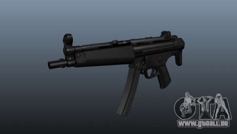 Pistolet mitrailleur HK MP5A5 pour GTA 4