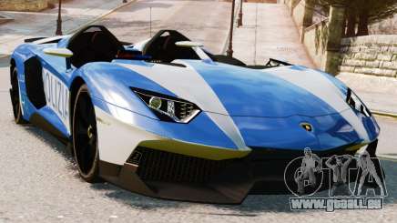 Lamborghini Aventador J Police für GTA 4