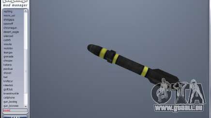 Le nouveau missile pour GTA San Andreas