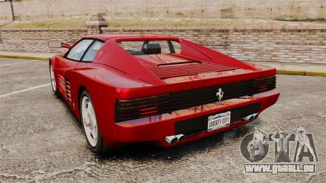 Ferrari Testarossa 1986 v1.1 pour GTA 4