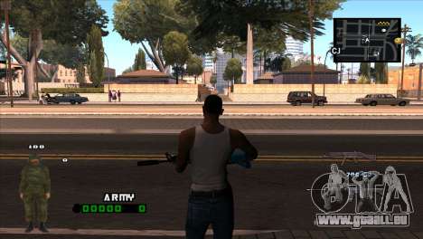 C-HUD Army pour GTA San Andreas