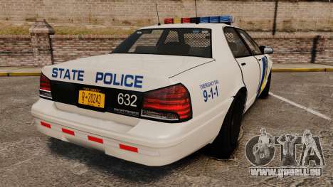 GTA V Vapid State Police Cruiser [ELS] pour GTA 4