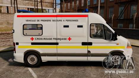 Renault Master French Red Cross [ELS] pour GTA 4