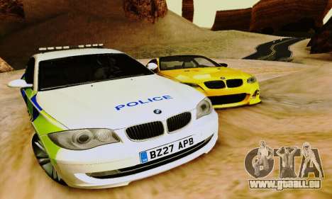 BMW 120i SE Police pour GTA San Andreas