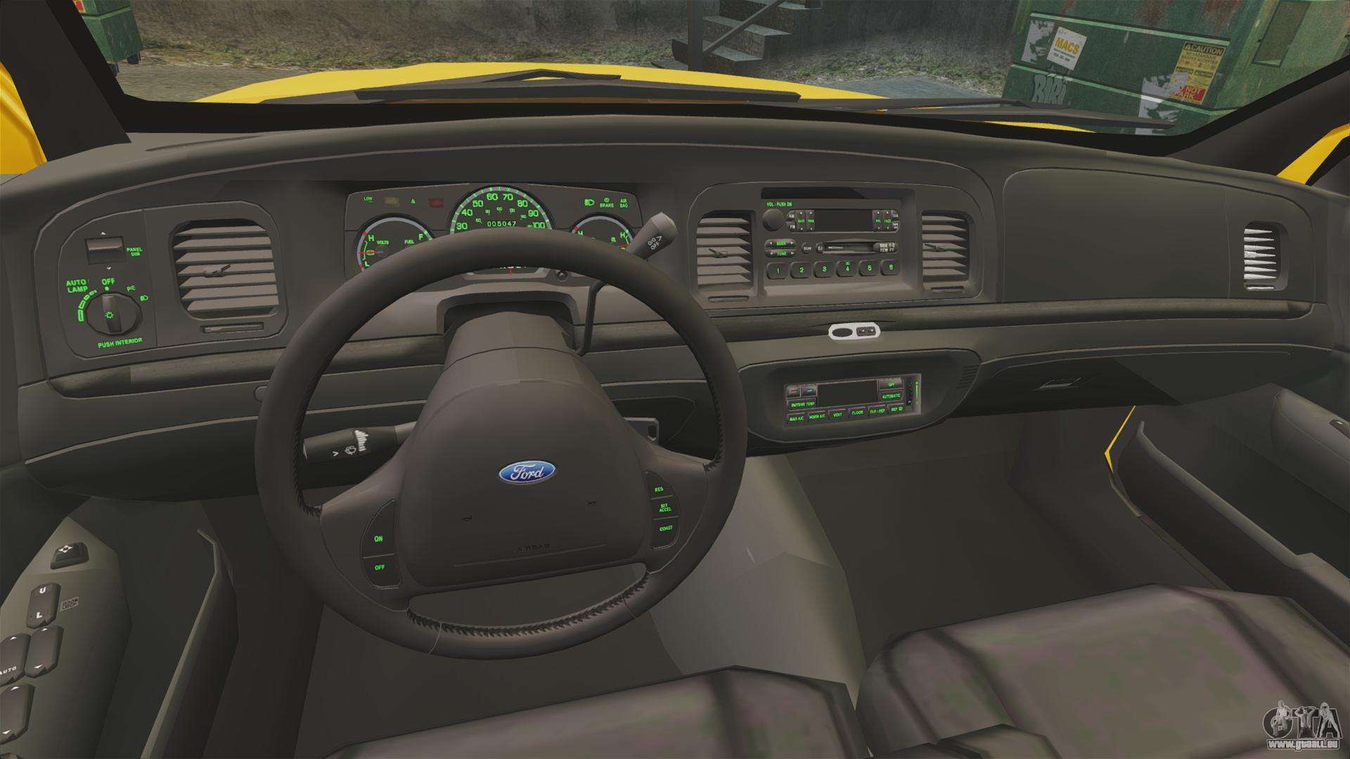 Ford Crown Victoria 1999 Sf Yellow Cab Fur Gta 4