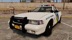 GTA V Vapid State Police Cruiser [ELS] für GTA 4