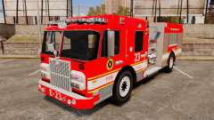 Division on Fire Columbus Firetruck [ELS] für GTA 4