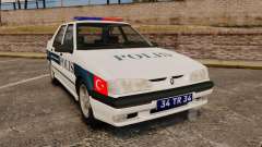 Renault 19 Turkish Police pour GTA 4