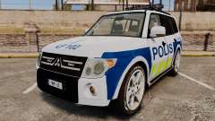 Mitsubishi Pajero Finnish Police [ELS] für GTA 4
