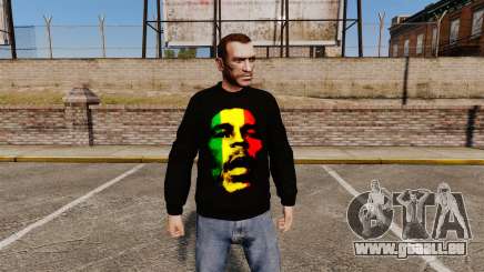 Pullover-Bob Marley- für GTA 4