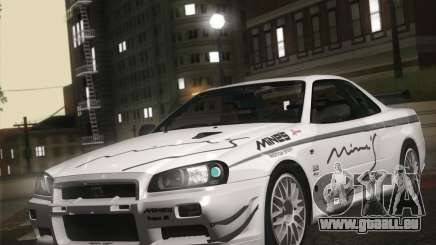 Nissan Skyline Mines R34 2002 pour GTA San Andreas