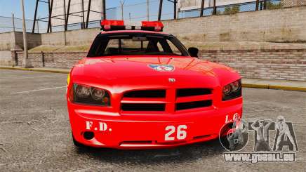 Dodge Charger LCFD Battalion Chief [ELS] pour GTA 4