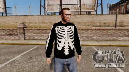 Schwarzer Pullover-Skelett für GTA 4